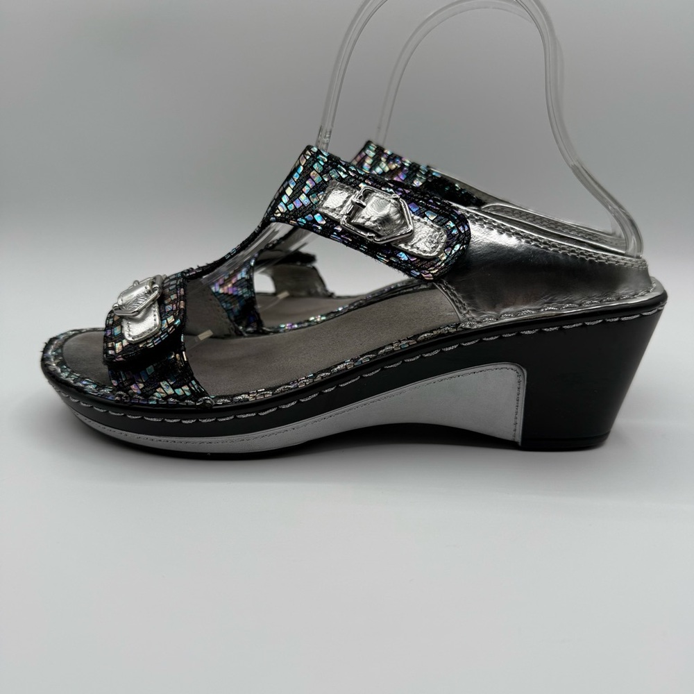 Alegria Lara Shmancy Wedge Sandals EU37 US7/7.5 Comfort - Picture 5 of 16